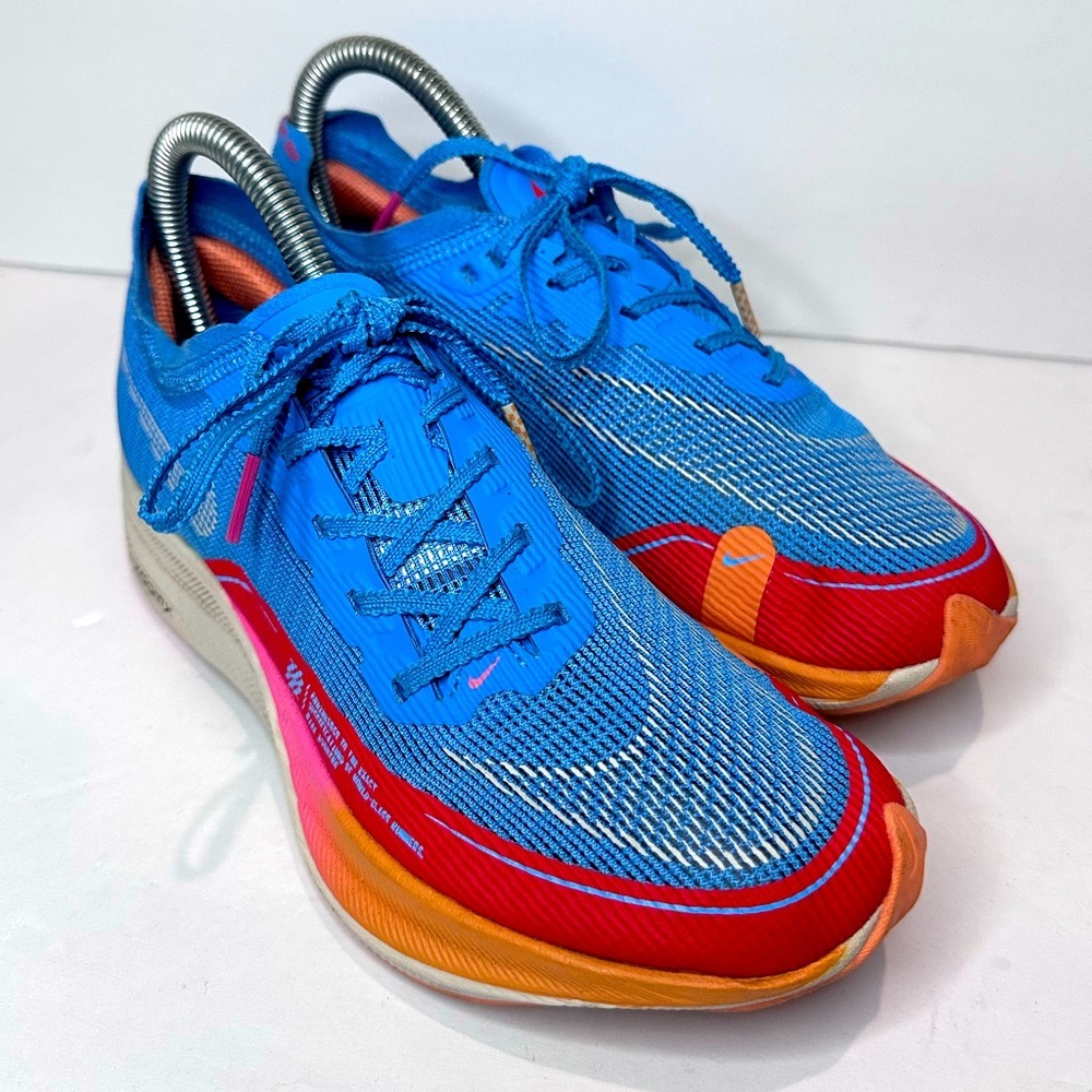 Nike ZoomX women’s Blue and Red Running Shoes